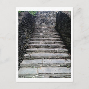 Steps at Taughannock Falls Postcard