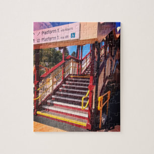 Steps at the station jigsaw puzzle