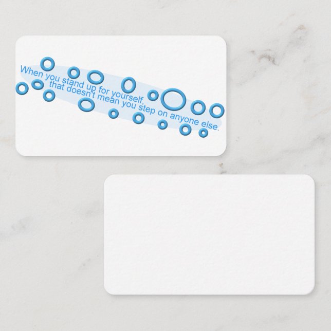 Steps Of Esteem  Business Card (Front/Back)