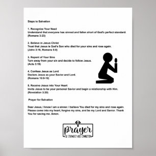 Steps to Salvation Poster
