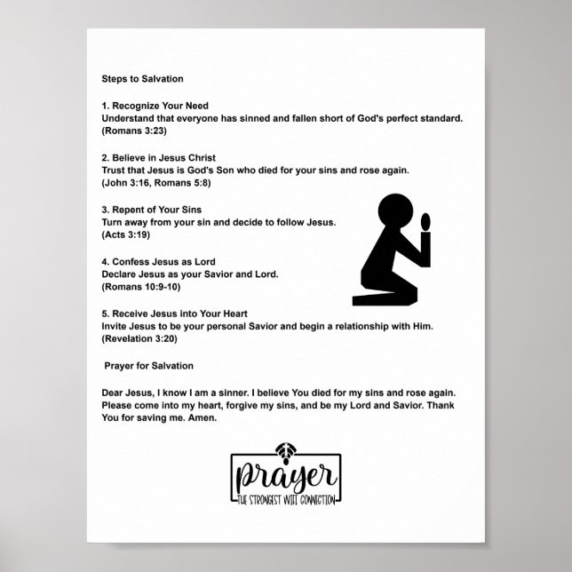 Steps to Salvation  Poster (Front)