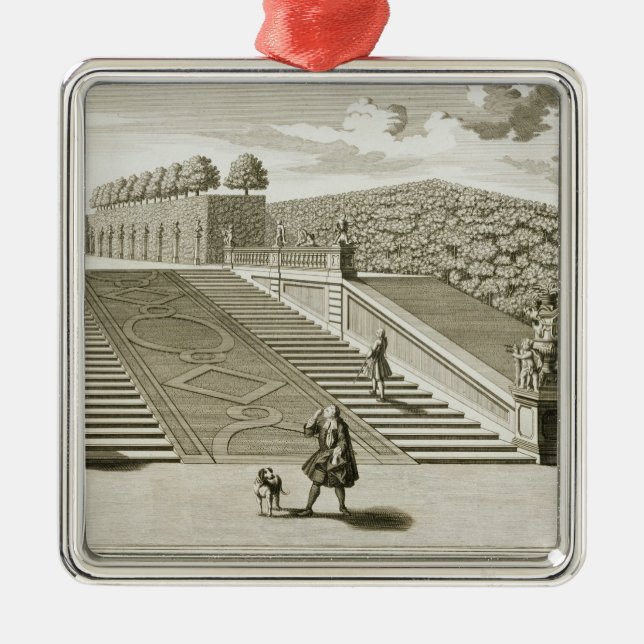 Steps to the garden terrace, Belvedere Palace, Vie Metal Ornament (Front)
