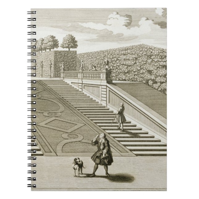 Steps to the garden terrace, Belvedere Palace, Vie Notebook (Front)