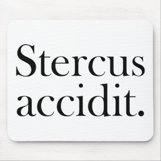 Stercus accidit mouse pad