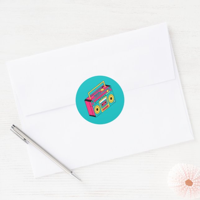 Stereo Sound! Iconic 90's fun retro Sticker (Envelope)