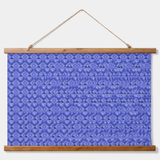 Stereogram 3d Heart Hands blue design hanging art Hanging Tapestry