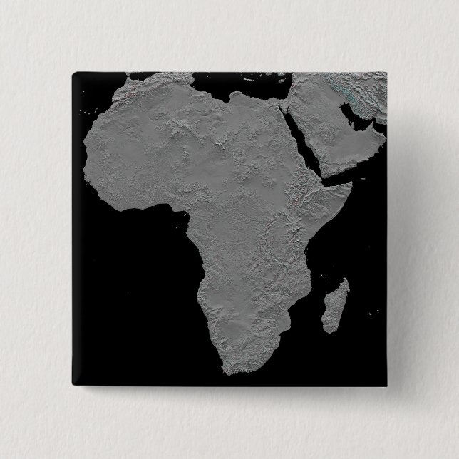 Stereoscopic view of North America 15 Cm Square Badge (Front)