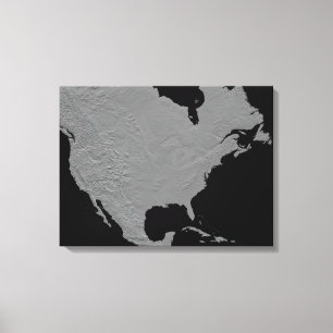 Stereoscopic view of North America 2 Canvas Print