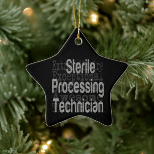Sterile Processing Technician Extraordinaire Ceramic Ornament