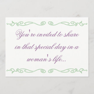 Sterilisation Party Invitations