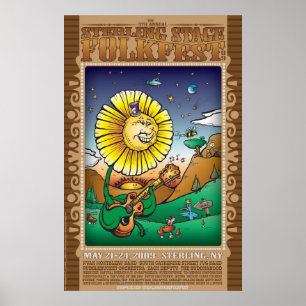 Sterling Folk Fest 09outlined Poster