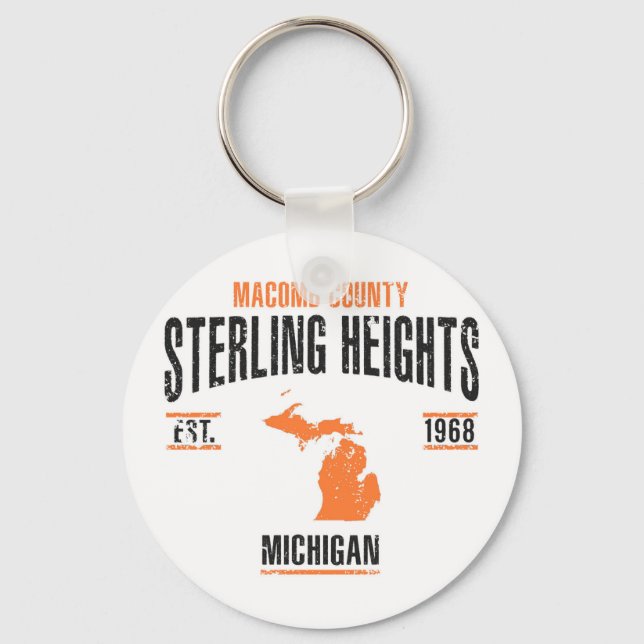 Sterling Heights Key Ring (Front)