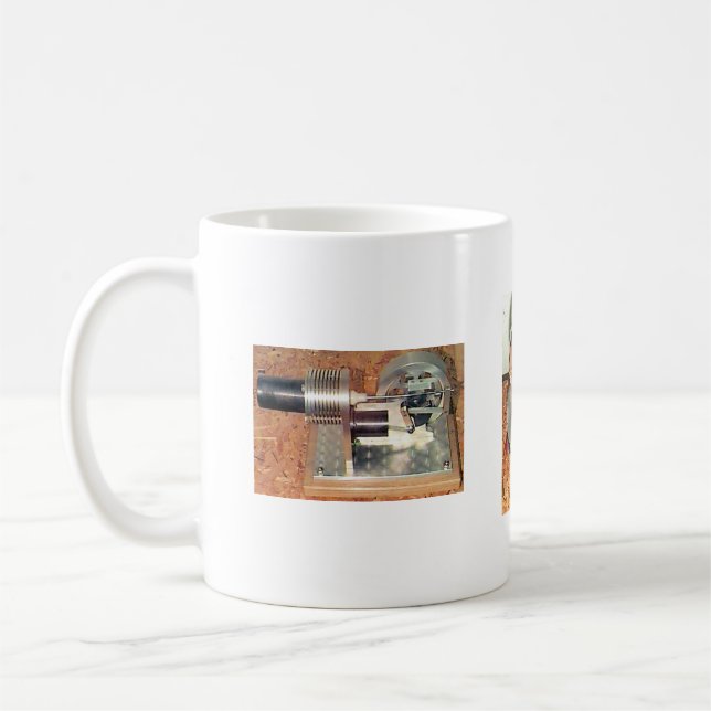 Sterling Hot Air Motor Coffee Mug (Left)