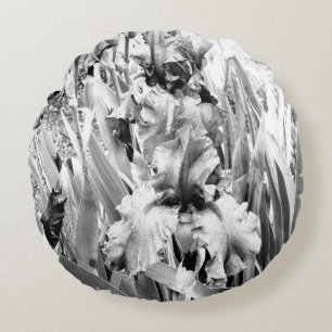Sterling Irises.... Round Cushion