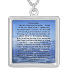 Sterling Silver Prayer of Thomas Merton Necklace