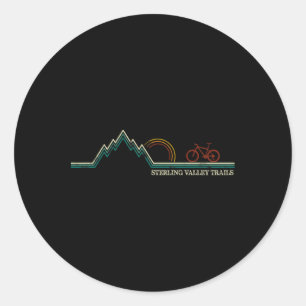 Sterling Valley Trails Stowe Mountain Biking Vermo Classic Round Sticker