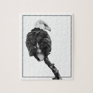 Stern Bald Eagle Jigsaw Puzzle