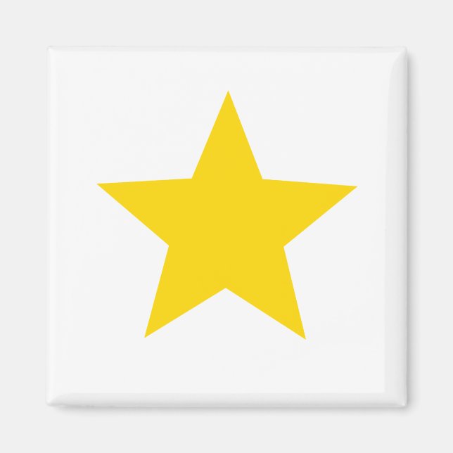 Stern Gold Gelb Magnet (Front)