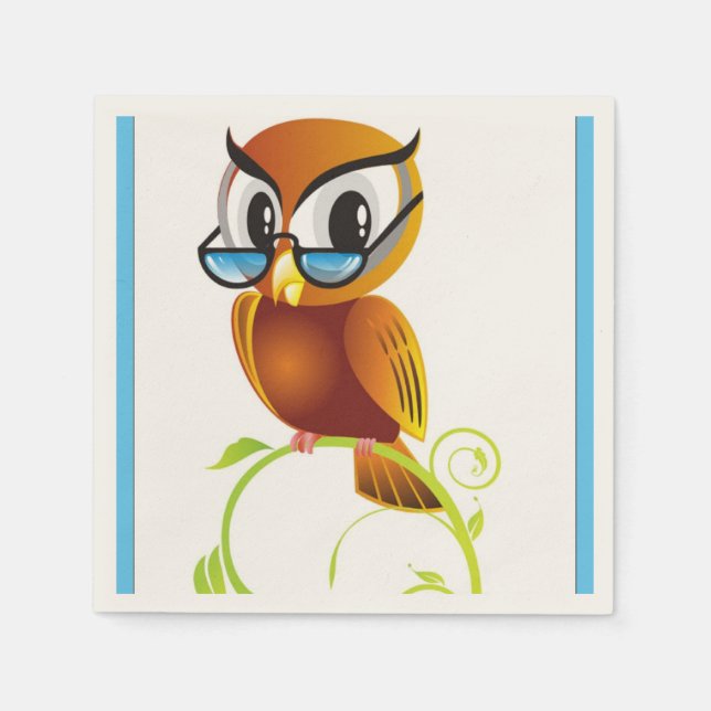 STERN OWL NAPKIN (Front)