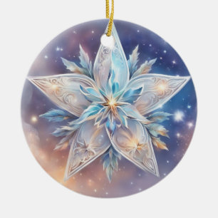 Sternen wasserfarben pastell Gemälde Ceramic Ornament