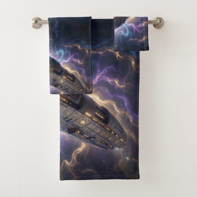 Sternenpfad – Reise durch das Universum´11 Bath Towel Set (Insitu)
