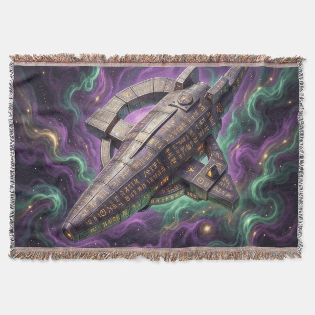 Sternenpfad – Reise durch das Universum´12 Throw Blanket (Front)