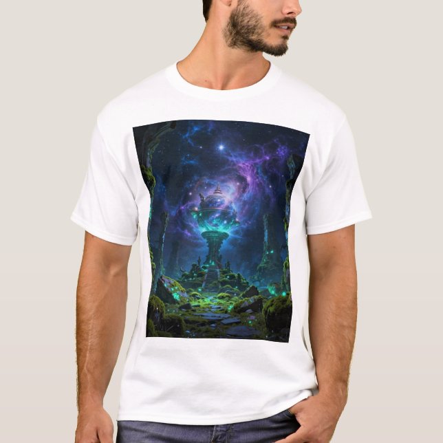 Sternenpfad – Reise durch das Universum T-Shirt (Front)