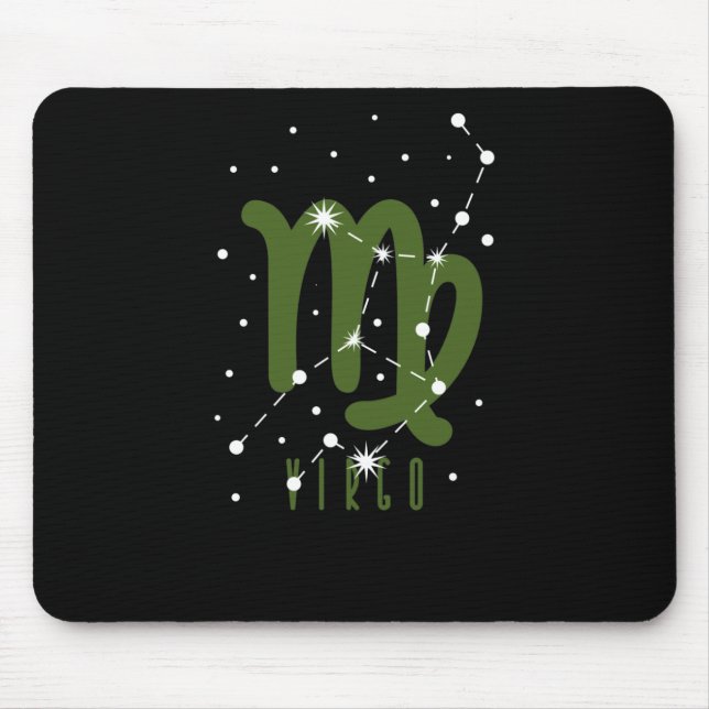 Sternzeichen Jungfrau "Virgo" Mouse Pad (Front)