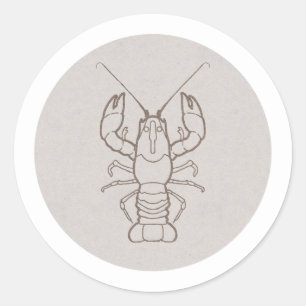 Sternzeichen Krebs -  Classic Round Sticker