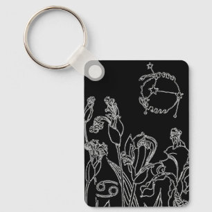 Sternzeichen Krebs Key Ring