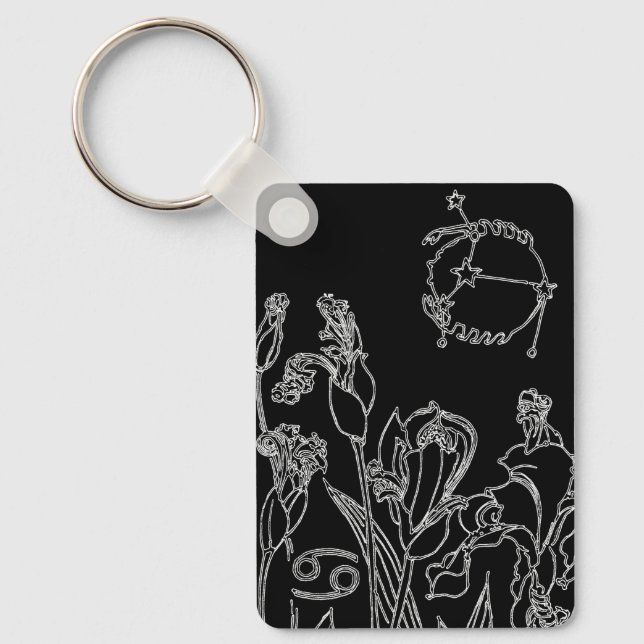 Sternzeichen Krebs Key Ring (Front)