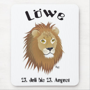Sternzeichen Löwe Mauspad Mouse Pad