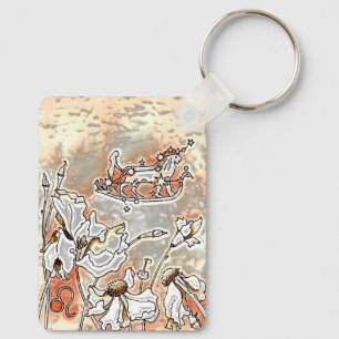 Sternzeichen Löwe Schlüsselanhänger Key Ring