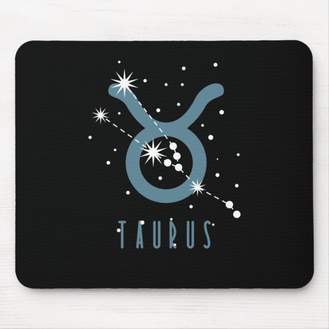 Sternzeichen Stier "Taurus" Mouse Pad (Front)