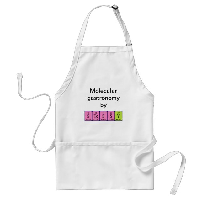 Stessy periodic table name apron (Front)