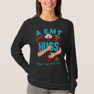 Stethocope Heart Emt Life Happy Nurses Week 2027 T-Shirt