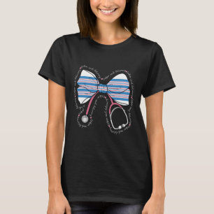 Stethoscope Coquette Bow Ba1 T-Shirt