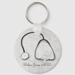 Stethoscope Doctos Nurses Hospitals 4Ann Key Ring