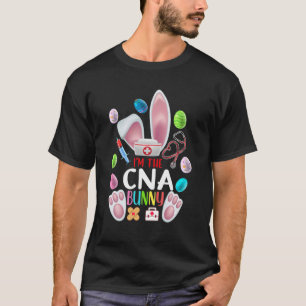 Stethoscope Easter Bunny Happy Easter Day CNA T-Shirt