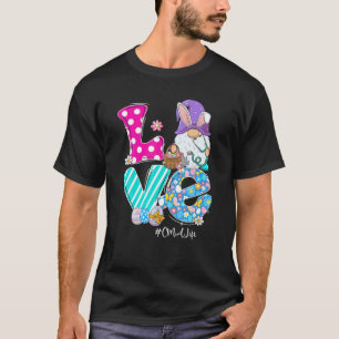 Stethoscope Gnome CMA Life Nurse Funny Easter Day T-Shirt
