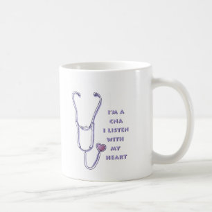 Stethoscope Heart CNA Nurse Coffee Mug