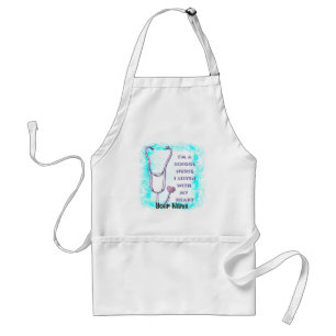 Stethoscope Heart School Nurse Standard Apron