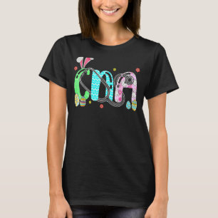 Stethoscope Love Cna Life Nurse Bunny Easter Day T-Shirt