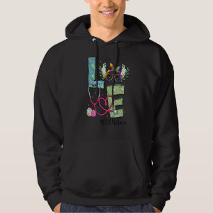 Stethoscope Love Nicu Nurse Bunny Rabbit Cute East Hoodie