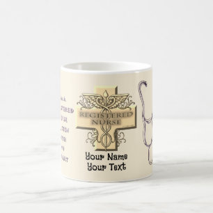 Stethoscope nurse  coffee mug
