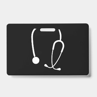 Stethoscope Nurse Doctor Funny Nurse ID Badge