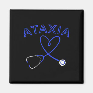 Stethoscope Nurse Neurological Hemiataxia Ribbon Magnet