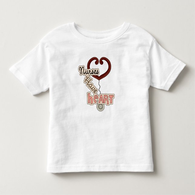 Stethoscope Nurses Have Heart T-shirts and GIfts (Front)