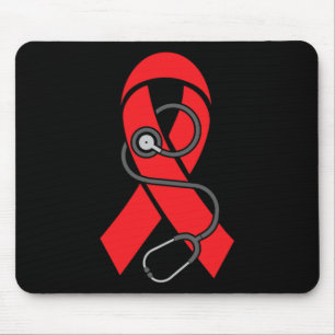 Stethoscope- Sickle Cell Anaemia Awareness Support Mouse Pad