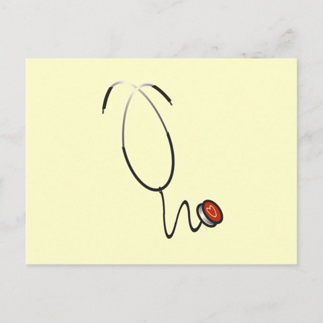 Stethoscope Tshirts and Gifts Postcard (Front)